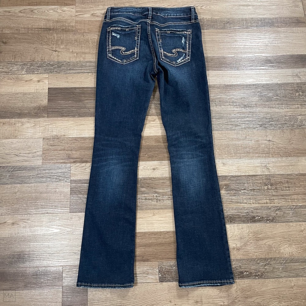 Silver Jeans Co. Women's Jeans Elyse Slim Boot Cut Denim Casual 27x33 Blue - Picture 8 of 8